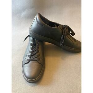 Kenneth Cole Black Leather Lace Up Sneakers Women 7.5
